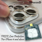 iDoeeoD - Small Blue Pink Pressed Flowers Clear Phone Case