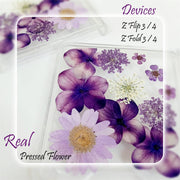 Violet Flower | Bumper Case | Z Flip 3, Z Flip 4, Z Fold 3, Z Fold 4