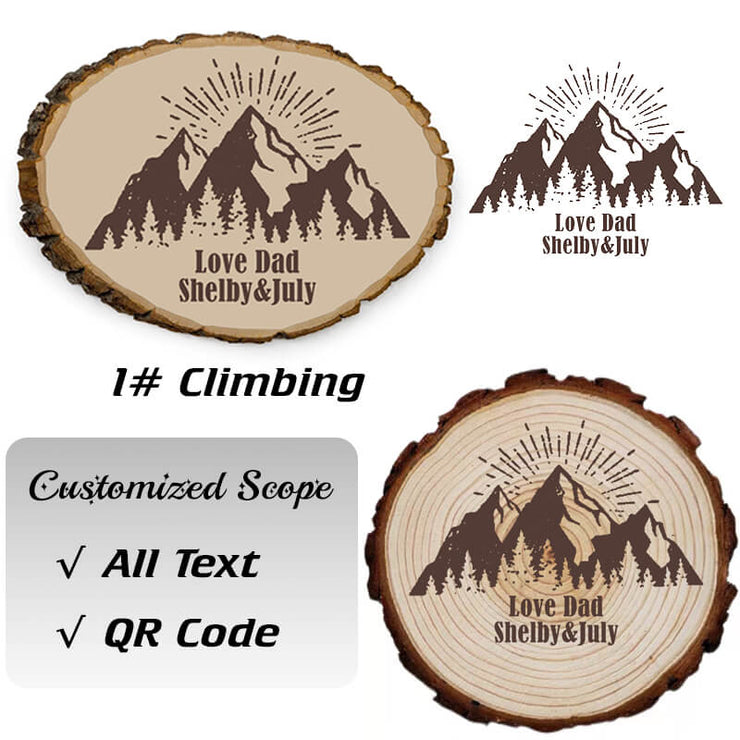 Hunting | Color Printing | Hand Painted | Custom On Solid Wood | Double-Sided Painted