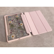 Blue Flowers Dried Flower Tablet Case | iPad Pro | Air 4 5 | Mini 6