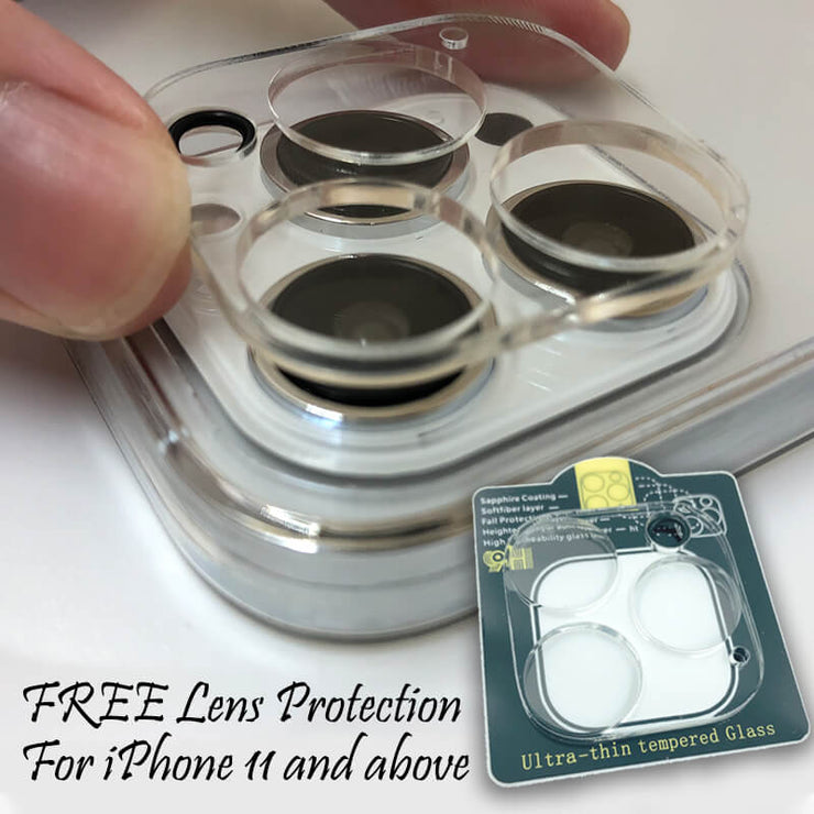 Three Daisies | Clear Bumper Phone Case | Optional Magnetic Ring