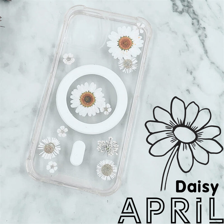 Birth Month Flower Bumper Case with Magsafe | iPhone 14 13 12 Pro Max Case | Samsung Galaxy Case | Google Pixel Case