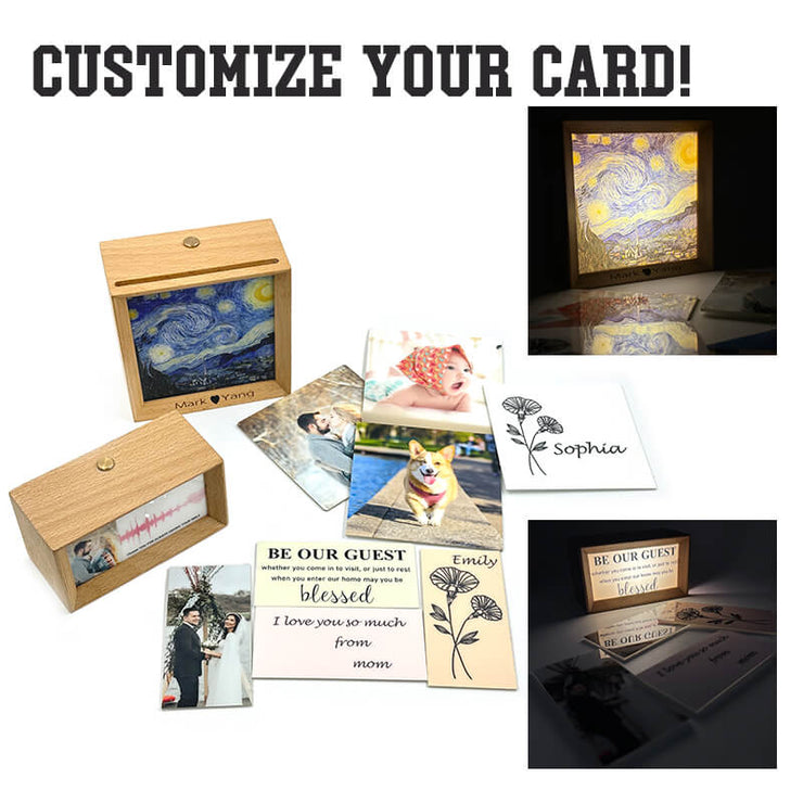 Memories Nightlight Box | Customize your cards | Give for her | Photo Frame