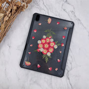 June Rose BirthFlower Tablet Case | iPad Pro Air mini6 Tab S8 S7 Ultra S8+ S7+ A8 A7 Case