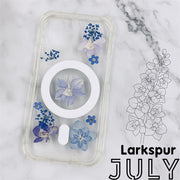 Birth Month Flower Bumper Case with Magsafe | iPhone 14 13 12 Pro Max Case | Samsung Galaxy Case | Google Pixel Case