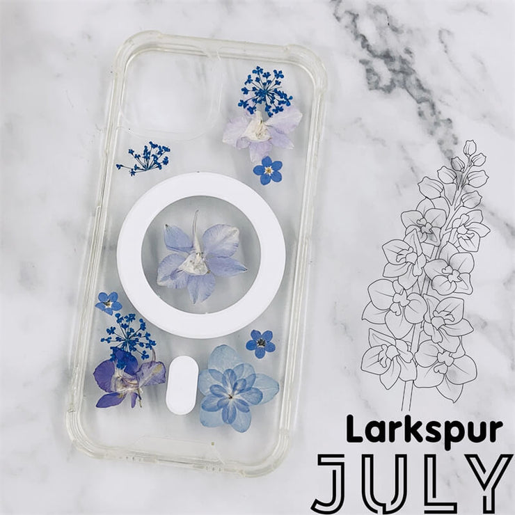 Birth Month Flower Bumper Case with Magsafe | iPhone 14 13 12 Pro Max Case | Samsung Galaxy Case | Google Pixel Case