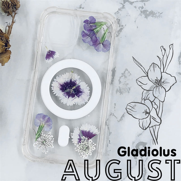 Birth Month Flower Bumper Case with Magsafe | iPhone 14 13 12 Pro Max Case | Samsung Galaxy Case | Google Pixel Case