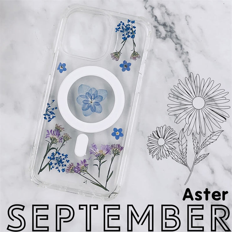 Birth Month Flower Bumper Case with Magsafe | iPhone 14 13 12 Pro Max Case | Samsung Galaxy Case | Google Pixel Case