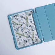 Blue White Flowers Are Spread On The Tablet Case | iPad Pro | Air 4 5 | Mini 6