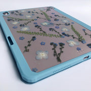 Blue White Flowers Are Spread On The Tablet Case | iPad Pro | Air 4 5 | Mini 6