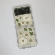 White Delphinium | Bumper Case | Z Flip 3, Z Flip 4, Z Fold 3, Z Fold 4