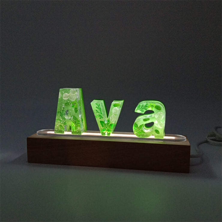 Spring - Green Vitality | Eternal Flower Nightlight with Doll | Christmas Gifts