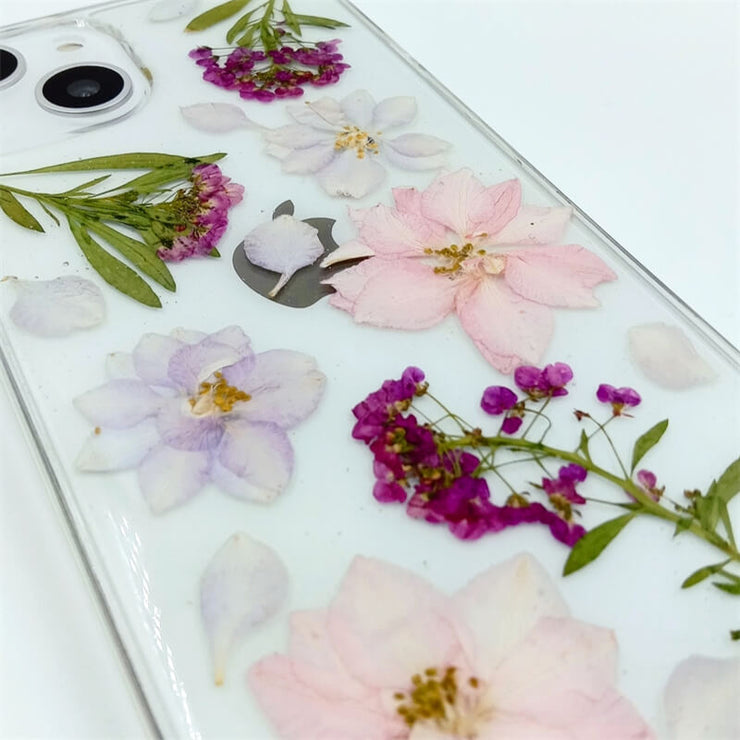 Purple Pink | Clear, Bumper, Border Phone Case | Apple Samsung Google