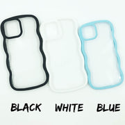 Colorful Delphinium | Waves Case | Bumper Border Case | iPhone 14/13/12 Phone Case