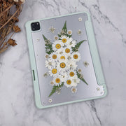 April Daisy BirthFlower Tablet Case | iPad Pro Air mini6 Tab S8 S7 Ultra S8+ S7+ A8 A7 Case