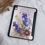 July Larkspur BirthFlower Tablet Case | iPad Pro Air mini6 Tab S8 S7 Ultra S8+ S7+ A8 A7 Case