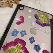 January Carnation BirthFlower Tablet Case | iPad Pro Air mini6 Tab S8 S7 Ultra S8+ S7+ A8 A7 Case