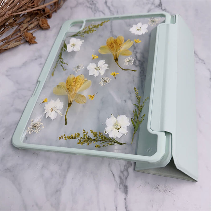 March Daffodil BirthFlower Tablet Case | iPad Pro Air mini6 Tab S8 S7 Ultra S8+ S7+ A8 A7 Case