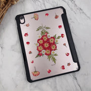 June Rose BirthFlower Tablet Case | iPad Pro Air mini6 Tab S8 S7 Ultra S8+ S7+ A8 A7 Case