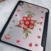 June Rose BirthFlower Tablet Case | iPad Pro Air mini6 Tab S8 S7 Ultra S8+ S7+ A8 A7 Case