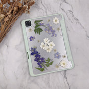 July Larkspur BirthFlower Tablet Case | iPad Pro Air mini6 Tab S8 S7 Ultra S8+ S7+ A8 A7 Case