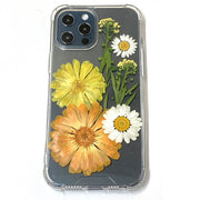 Alyssum Cosmos Daisy | Clear Bumper Phone Case | Optional Magnetic Ring