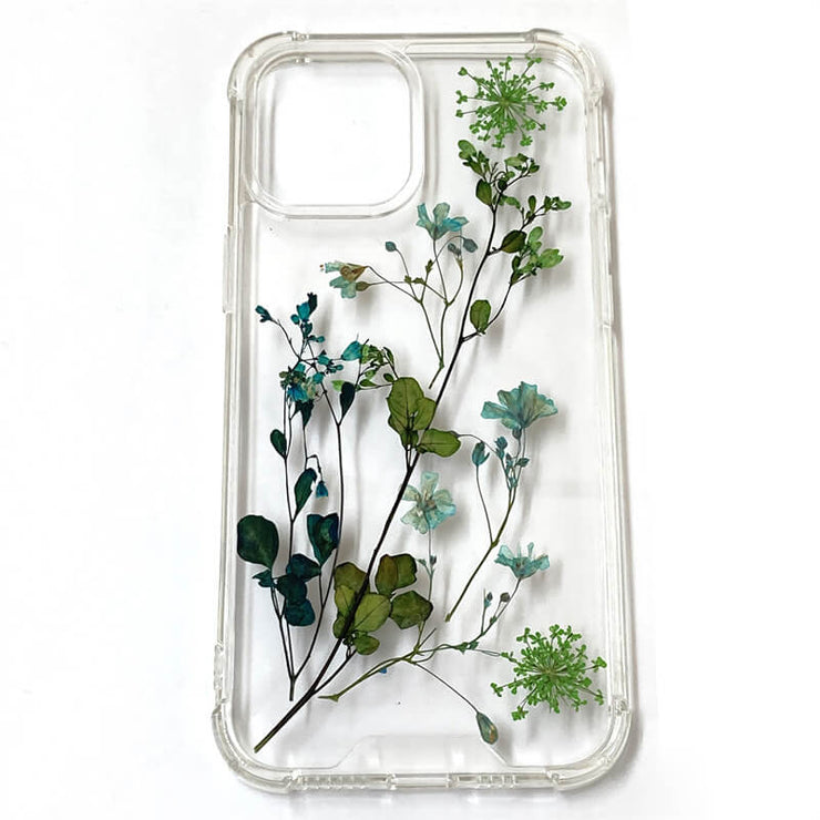 Gypsophila Lace Flower | Clear Bumper Phone Case | Optional Magnetic Ring