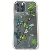 Gypsophila Lace Flower | Clear Bumper Phone Case | Optional Magnetic Ring