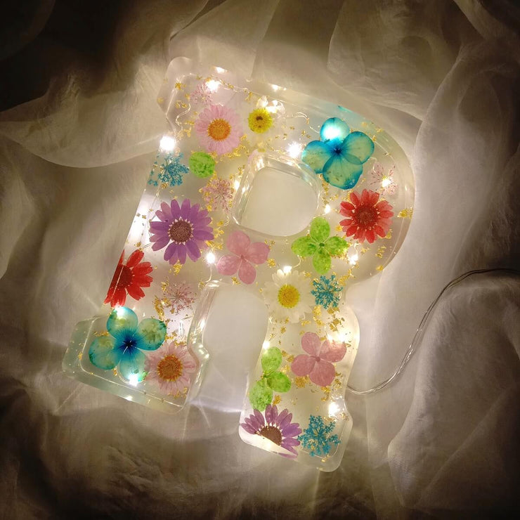 Colorful Flower Resin Custom Night Light