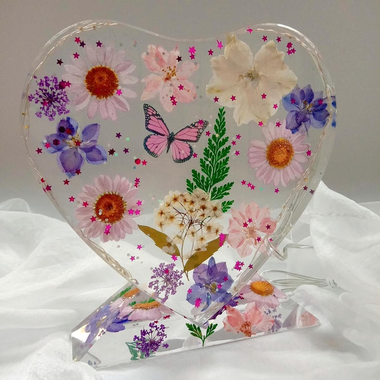 Butterfly Customizable Picture Resin Love Night Light