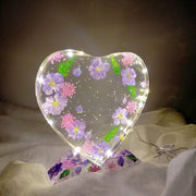 [BEST GIFT] Resin Love Night Lights, Customizable Pictures, Text