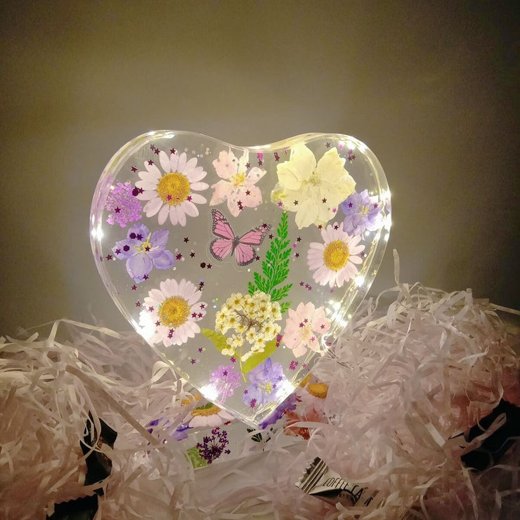 Butterfly Customizable Picture Resin Love Night Light