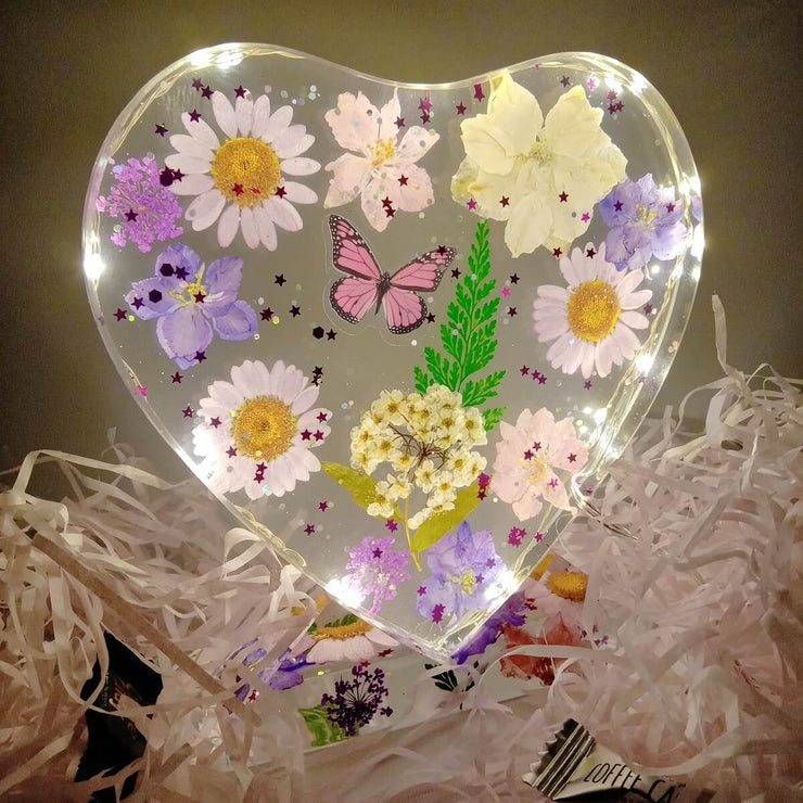 Butterfly Customizable Picture Resin Love Night Light