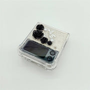 Black Rose | Clear Bumper Case | Z Flip 3, Z Flip 4, Z Fold 3, Z Fold 4