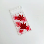 Red Maple Leaf | Pressed Flowers Google Bumper Case