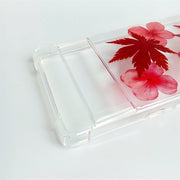 Red Maple Leaf | Pressed Flowers Google Bumper Case