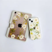 Matching Case | White Dried Flowers Tablet Case