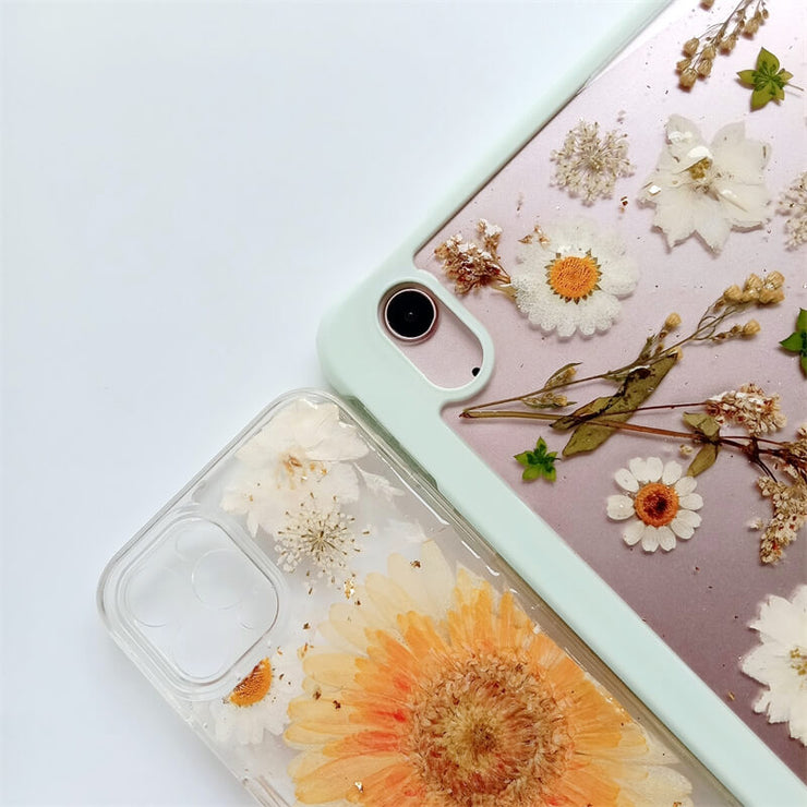 Matching Case | Sun Flower & White Daisies Tablet Case