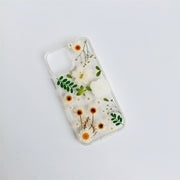 Matching Case | White Flowers Green Leaves Tablet Case