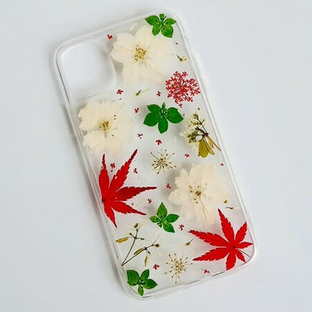 Drop-Resistant Dried Maple Leaf | Clear, Bumper, Border Phone Case | Apple Samsung Google