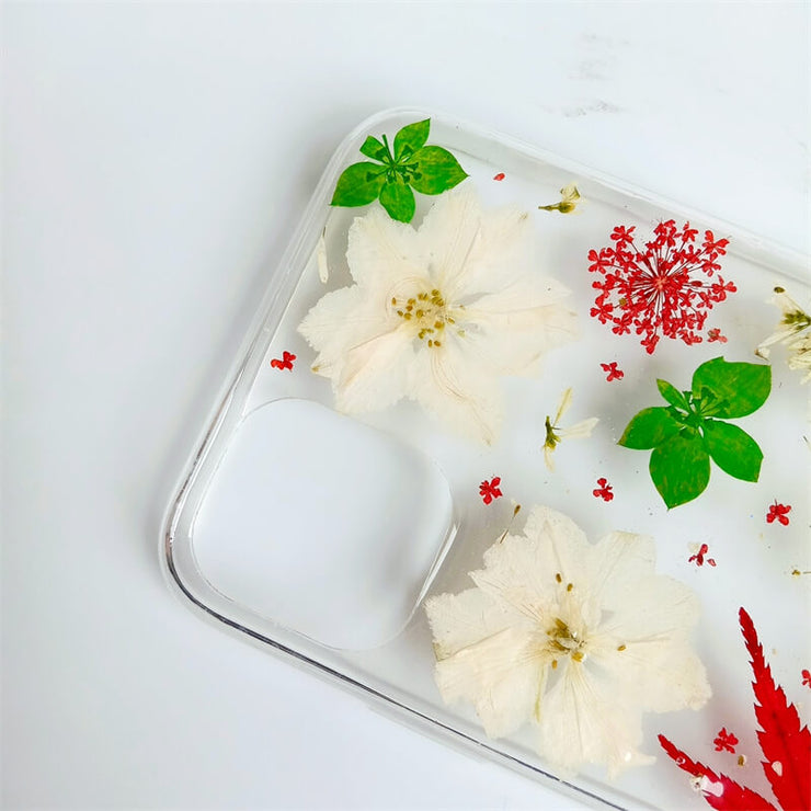 Drop-Resistant Dried Maple Leaf | Clear, Bumper, Border Phone Case | Apple Samsung Google