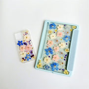 Matching Case | Blue Pink White 3 Color Flowers Tablet Case