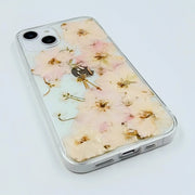 Pink Flowers Wedding | Clear, Bumper, Border Phone Case | Apple Samsung Google