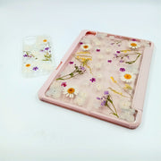 Matching Case | Purple Flowers White Daisies Tablet Case