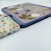 Matching Case | White Daisy Green Leaves Tablet Case