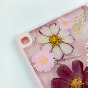 "Five Pink Flowers" Tablet Case | iPad Pro | Air 4 5 | Mini 6