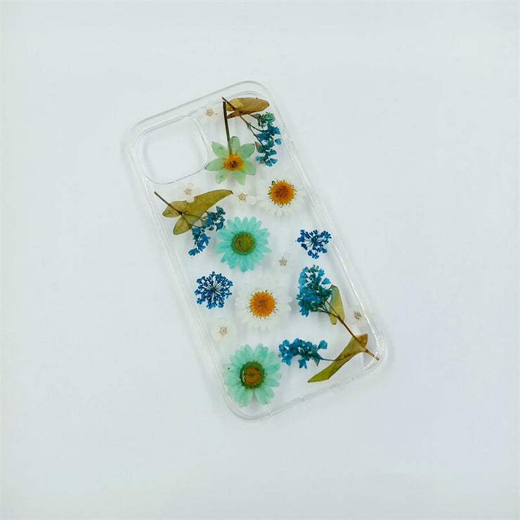 Summer Blue | Clear, Bumper, Border Phone Case | Apple Samsung Google