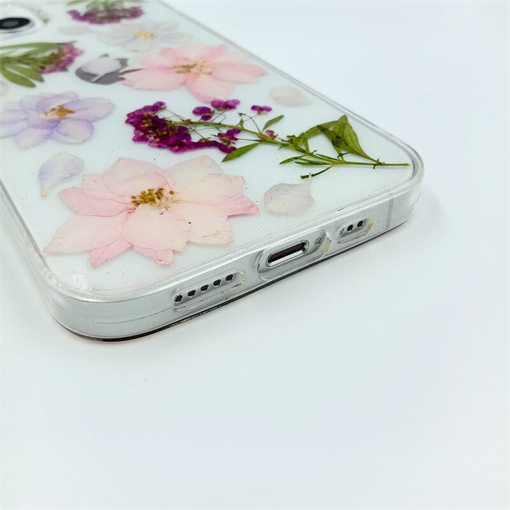 Purple Pink | Clear, Bumper, Border Phone Case | Apple Samsung Google