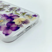 Purple Blue | Clear, Bumper, Border Phone Case | Apple Samsung Google