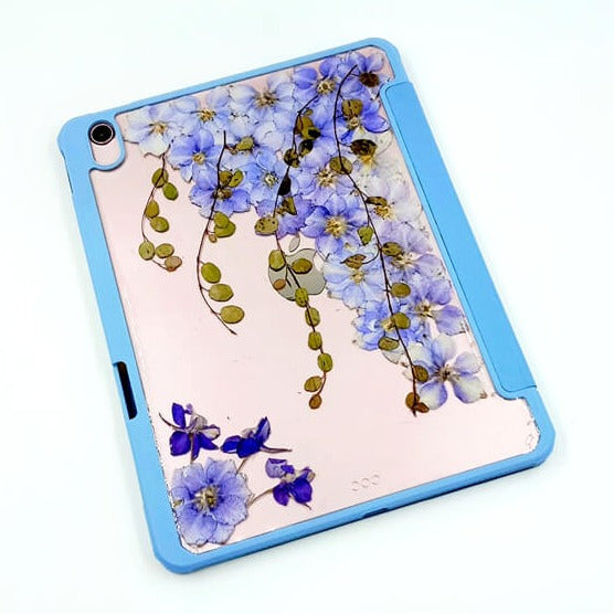 Dangling Delphinium Tablet Case | iPad Pro | Air 4 5 | Mini 6 | S6/7/8